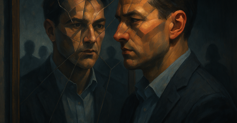 Fragmented Reflection in Dim Light